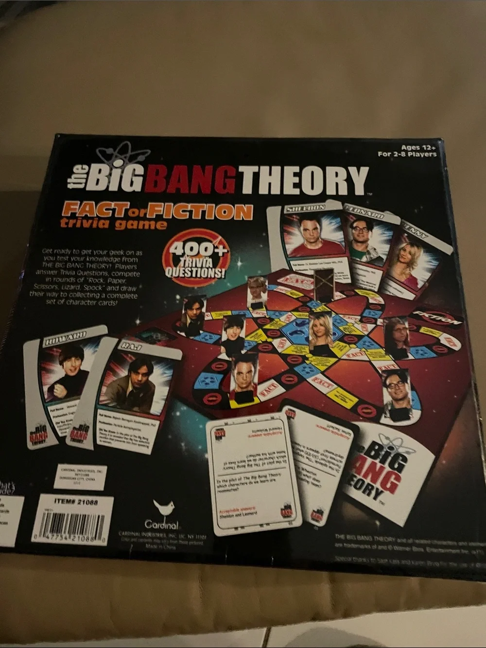 Fact or Fiction Trivia Game - Big bang theory. Sealed new. Great fun 12 + years